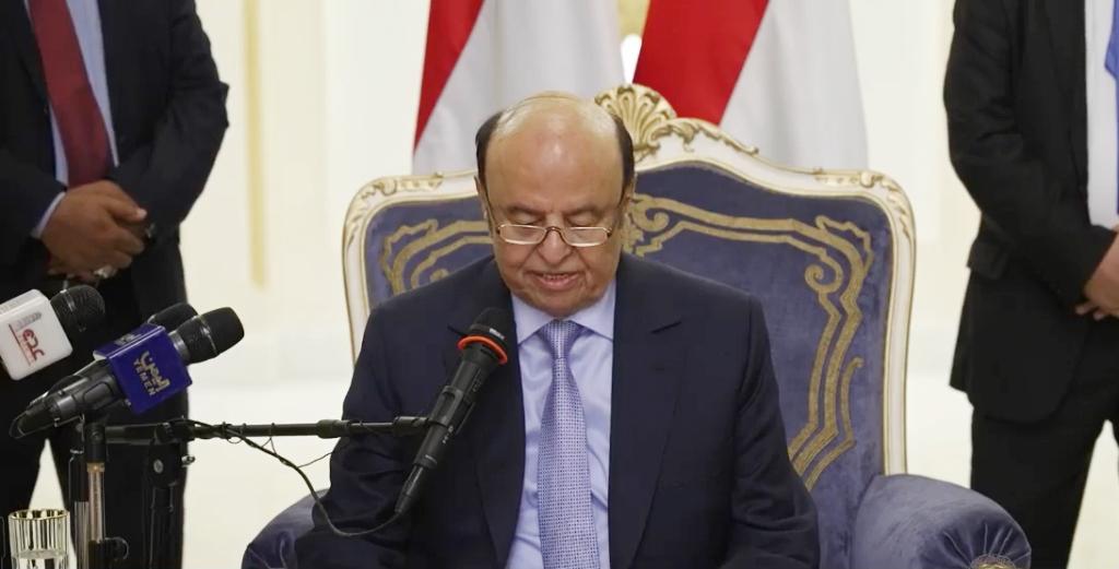 نص خطاب الرئيس عبدربه منصور هادي حول المشاورات اليمنية